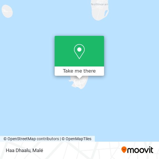 Haa Dhaalu map
