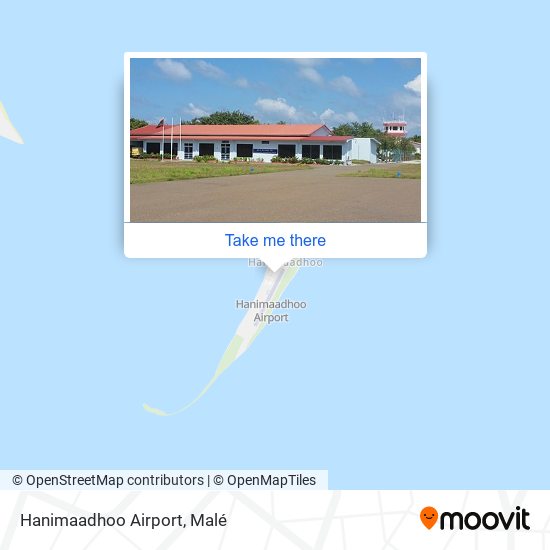 Hanimaadhoo Airport map