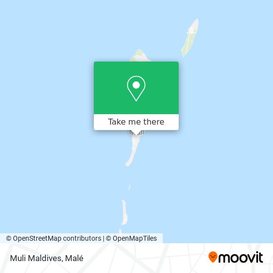 Muli Maldives map