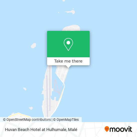 Huvan Beach Hotel at Hulhumale map