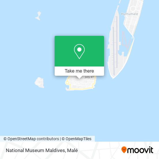 National Museum Maldives map