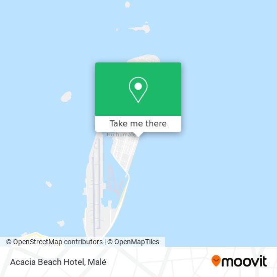 Acacia Beach Hotel map