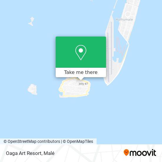 Oaga Art Resort map