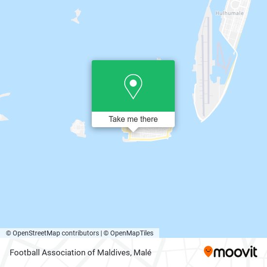 Football Association of Maldives map