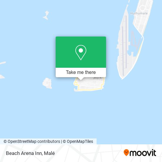 Beach Arena Inn map