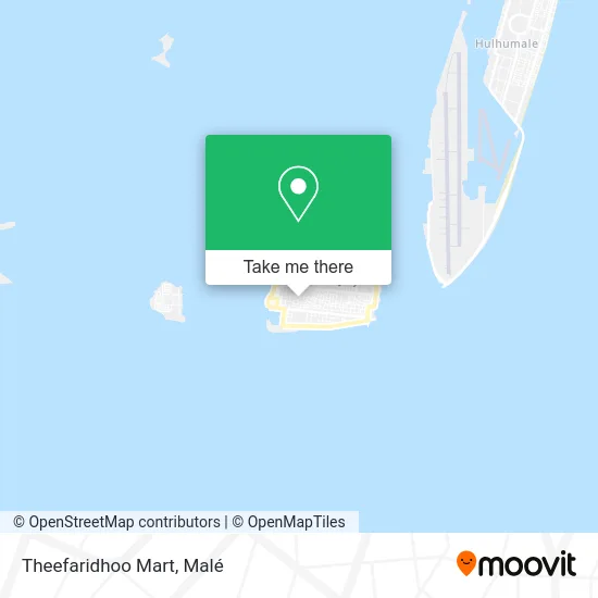 Theefaridhoo Mart map