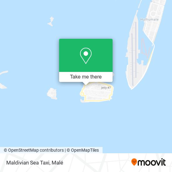 Maldivian Sea Taxi map