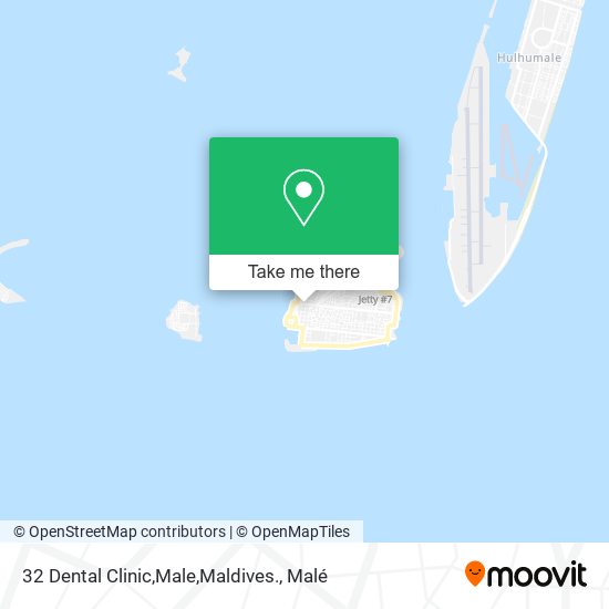 32 Dental Clinic,Male,Maldives. map
