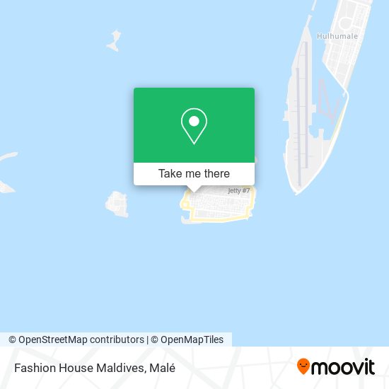 Fashion House Maldives map