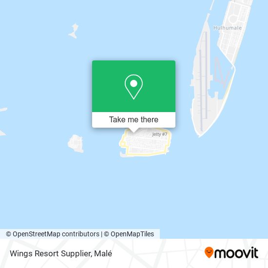 Wings Resort Supplier map