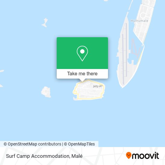 Surf Camp Accommodation map