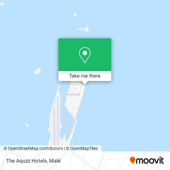 The Aquzz Hotels map