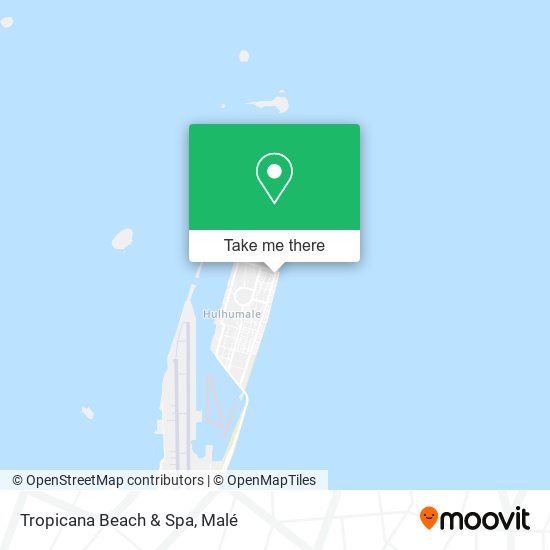 Tropicana Beach & Spa map