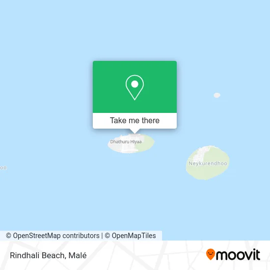 Rindhali Beach map
