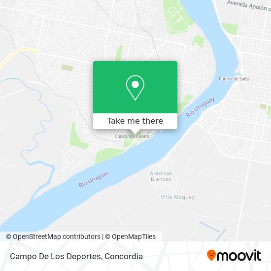 Campo De Los Deportes map