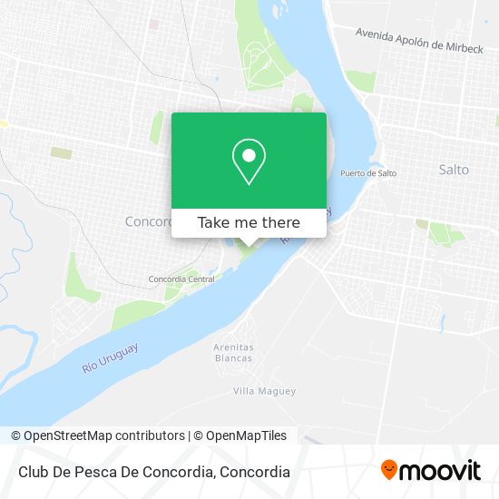 Club De Pesca De Concordia map