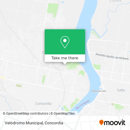 Velódromo Municipal map