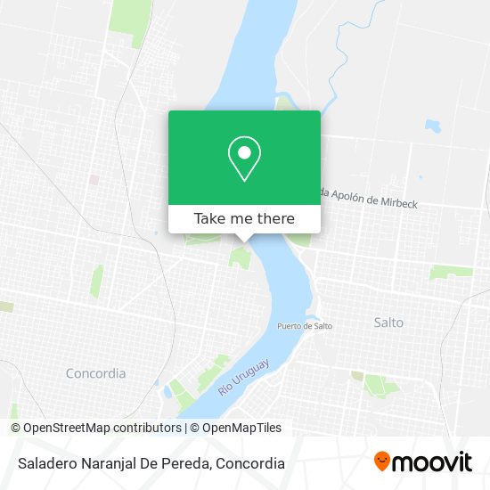 Mapa de Saladero Naranjal De Pereda