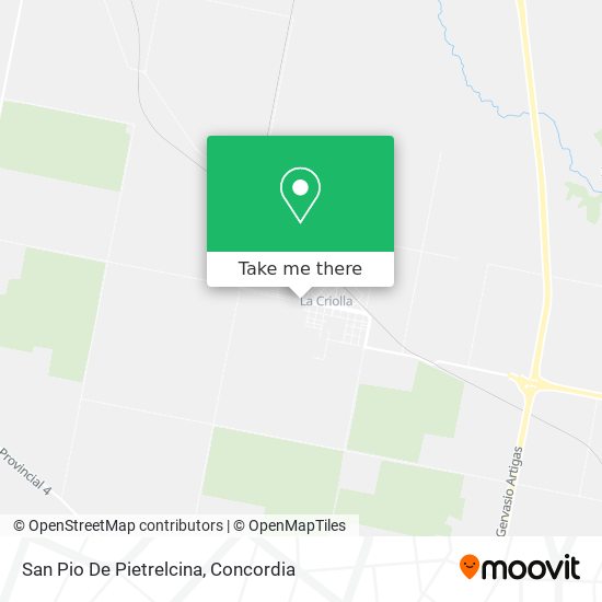 San Pio De Pietrelcina map