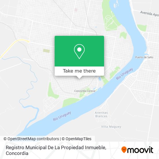 Mapa de Registro Municipal De La Propiedad Inmueble