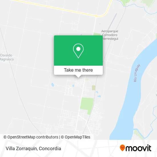 Villa Zorraquín map