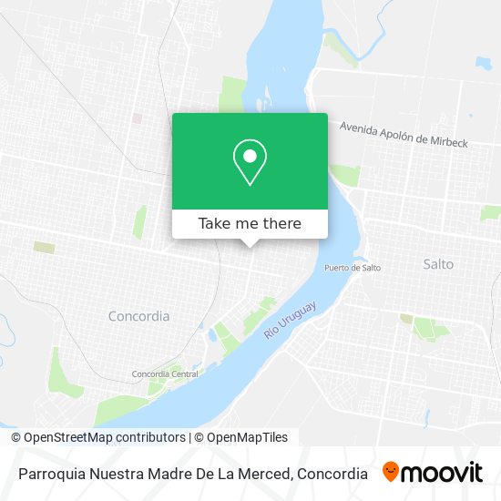 Mapa de Parroquia Nuestra Madre De La Merced