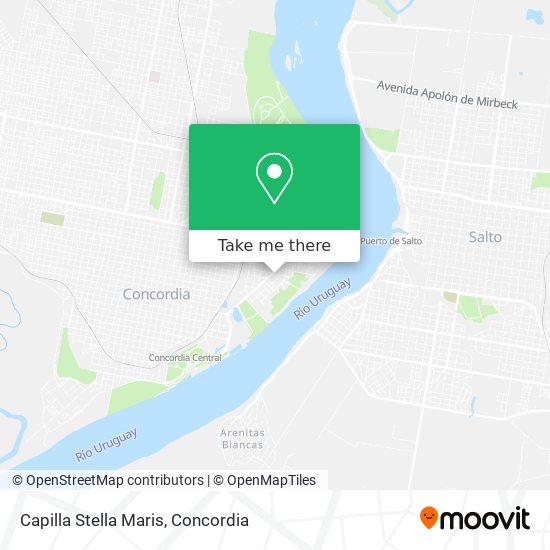 Mapa de Capilla Stella Maris