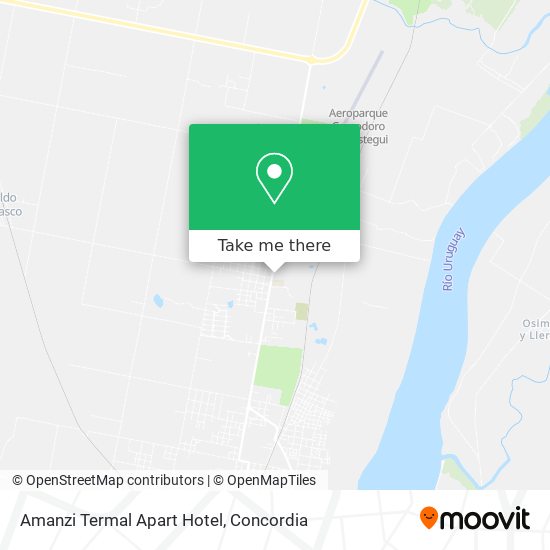 Amanzi Termal Apart Hotel map