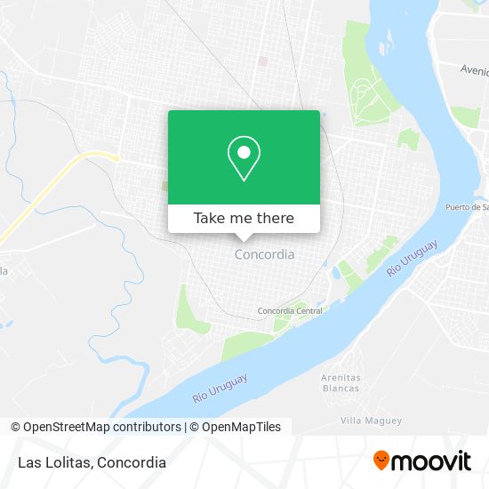 Mapa de Las Lolitas