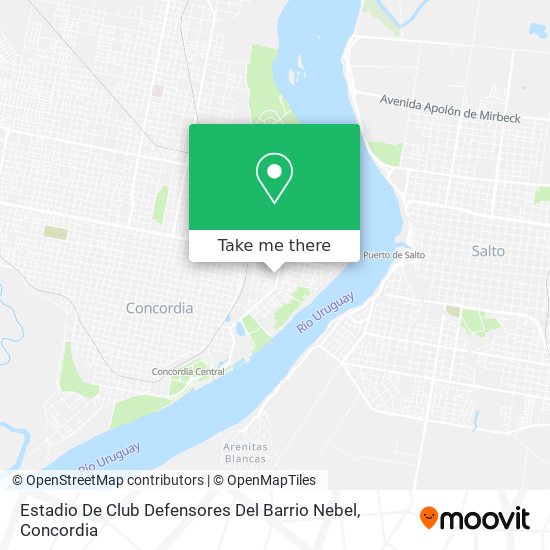 Estadio De Club Defensores Del Barrio Nebel map