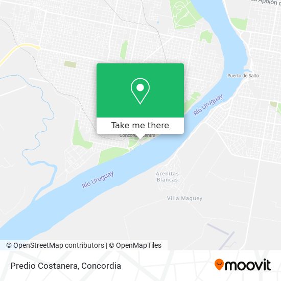Mapa de Predio Costanera