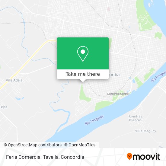 Mapa de Feria Comercial Tavella