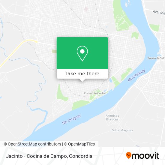 Jacinto - Cocina de Campo map