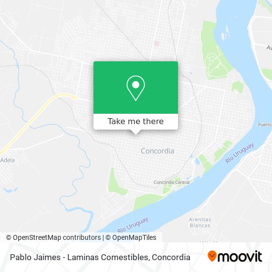 Pablo Jaimes - Laminas Comestibles map