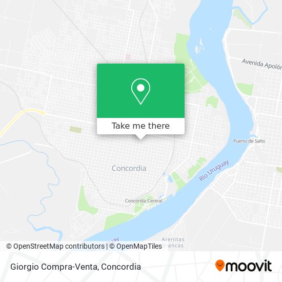 Mapa de Giorgio Compra-Venta