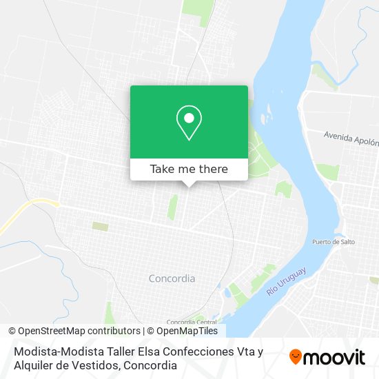 Mapa de Modista-Modista Taller Elsa Confecciones Vta y Alquiler de Vestidos