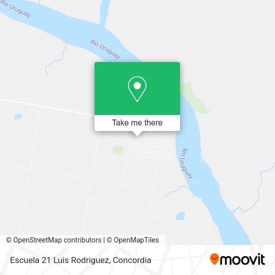 Escuela 21 Luis Rodriguez map