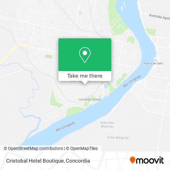 Mapa de Cristobal Hotel Boutique