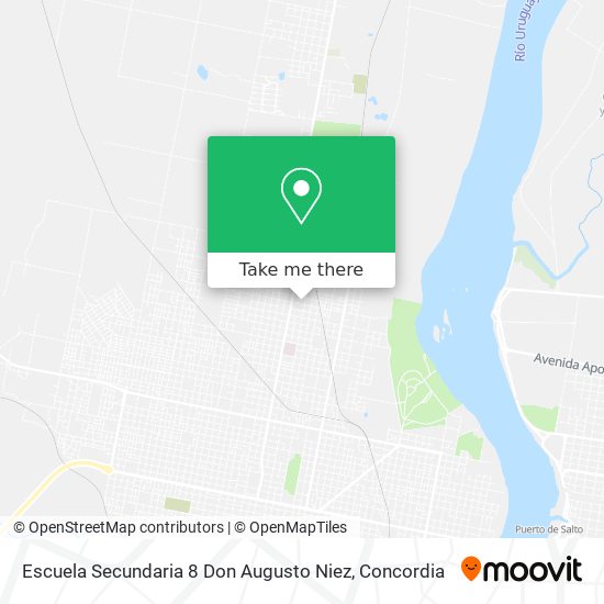Escuela Secundaria 8 Don Augusto Niez map