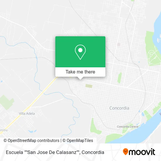 Mapa de Escuela ""San Jose De Calasanz""