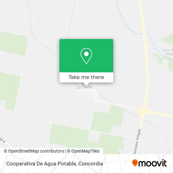 Mapa de Cooperativa De Agua Potable