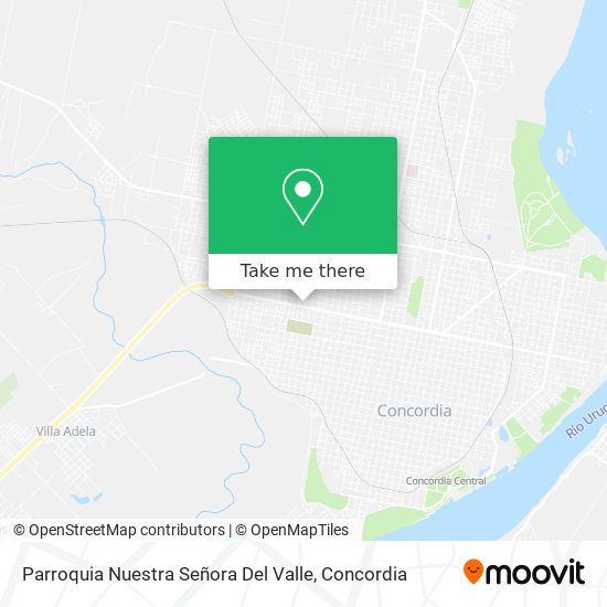 Mapa de Parroquia Nuestra Señora Del Valle