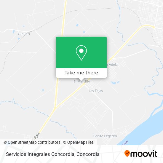 Mapa de Servicios Integrales Concordia