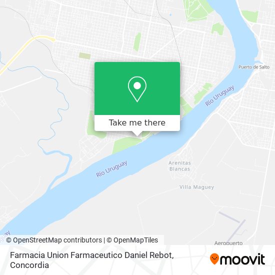 Farmacia Union Farmaceutico Daniel Rebot map