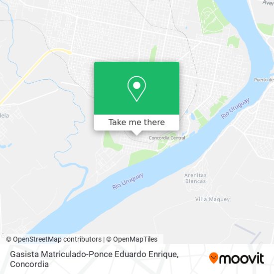 Gasista Matriculado-Ponce Eduardo Enrique map