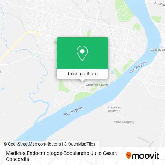 Mapa de Medicos Endocrinologos-Bocalandro Julio Cesar