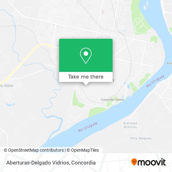 Aberturas-Delgado Vidrios map