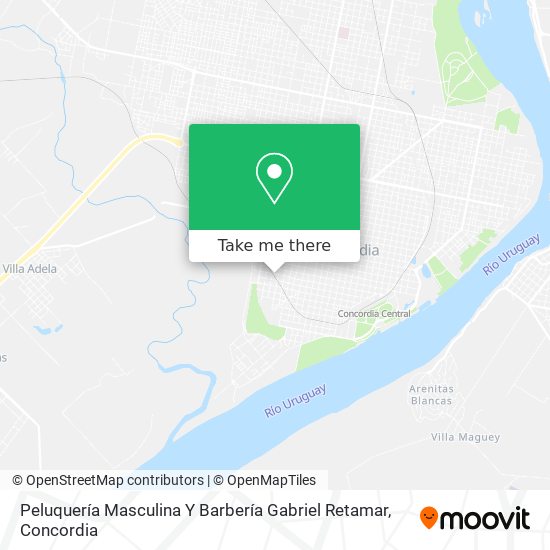 Peluquería Masculina Y Barbería Gabriel Retamar map