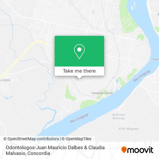 Mapa de Odontologos-Juan Mauricio Dalbes & Claudia Malvasio