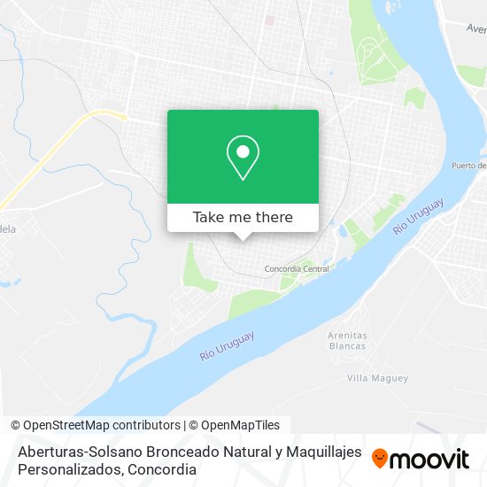 Aberturas-Solsano Bronceado Natural y Maquillajes Personalizados map